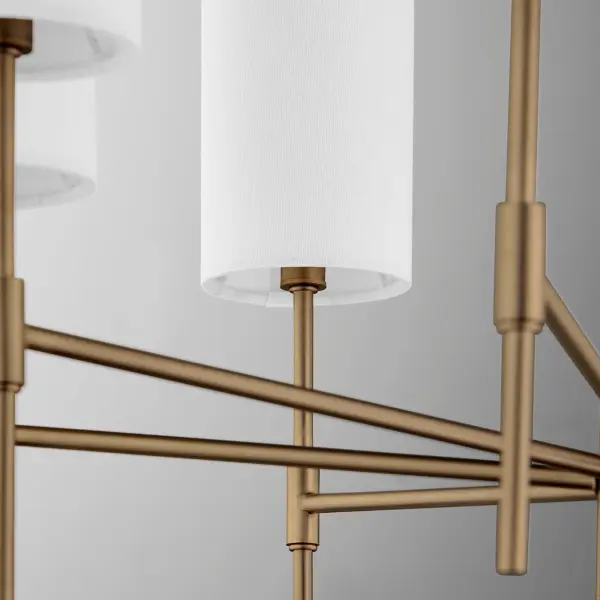 Hamilton 8-Light Chandelier in Dark Brass - Image 3