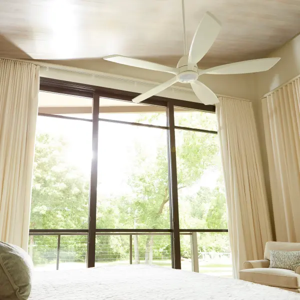 Holt 56" Studio White Ceiling Fan with LED Light - Image 3