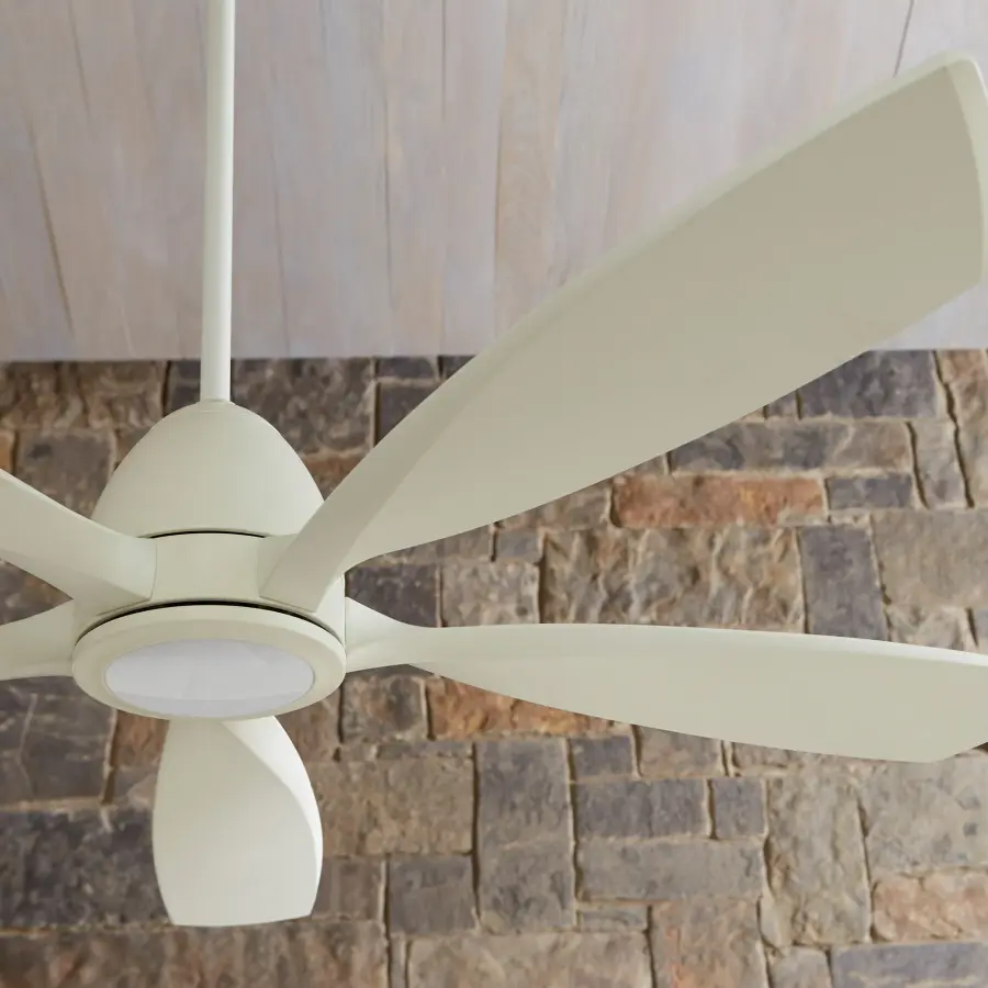 Holt 56" Studio White Ceiling Fan with LED Light - Image 5