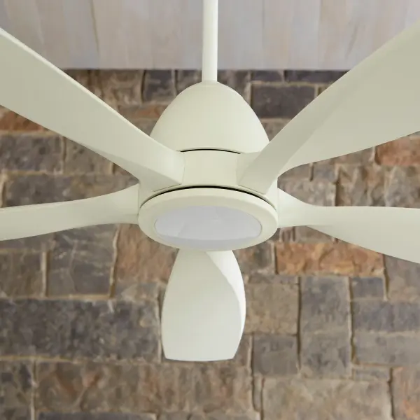Holt 56" Studio White Ceiling Fan with LED Light - Image 8