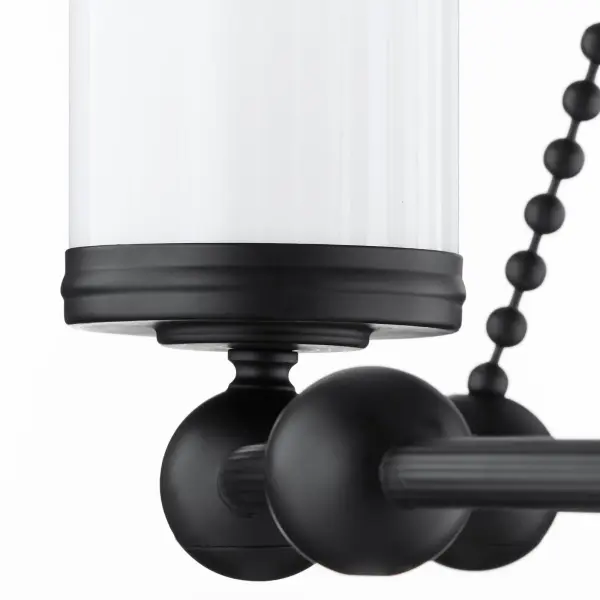Lee Boulevard 6-Light Chandelier in Matte Black - Image 3