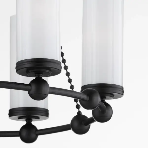 Lee Boulevard 6-Light Chandelier in Matte Black - Image 4