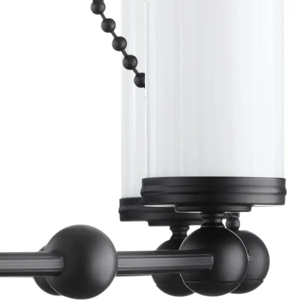 Lee Boulevard 8-Light Chandelier in Matte Black - Image 3