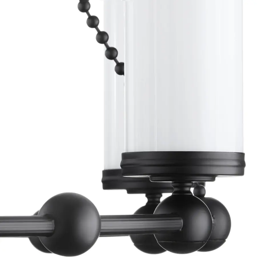 Lee Boulevard 8-Light Chandelier in Matte Black - Image 3