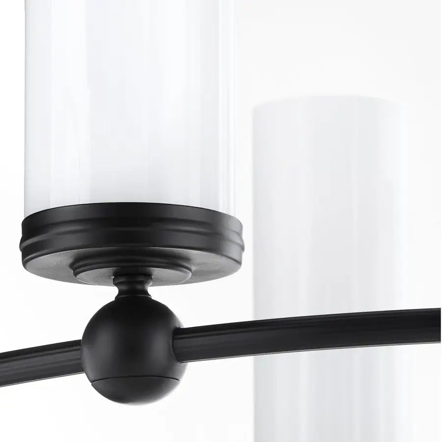 Lee Boulevard 8-Light Chandelier in Matte Black - Image 4