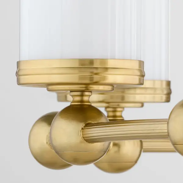 Lee Boulevard 8-Light Chandelier in Aged Brass - Image 3