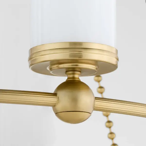 Lee Boulevard 8-Light Chandelier in Aged Brass - Image 4