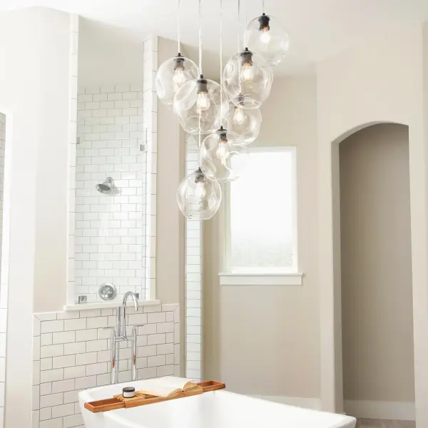 Numen 7-Light Black Pendant Cluster - Image 4