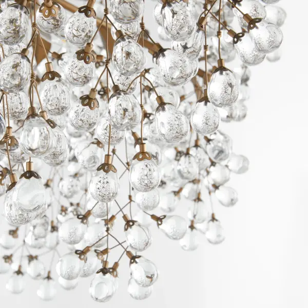 Glicina 8-Light Chandelier in Natural Brass - Image 5