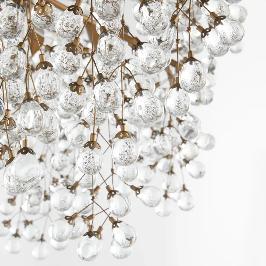 Glicina 8-Light Chandelier in Natural Brass - Image 5
