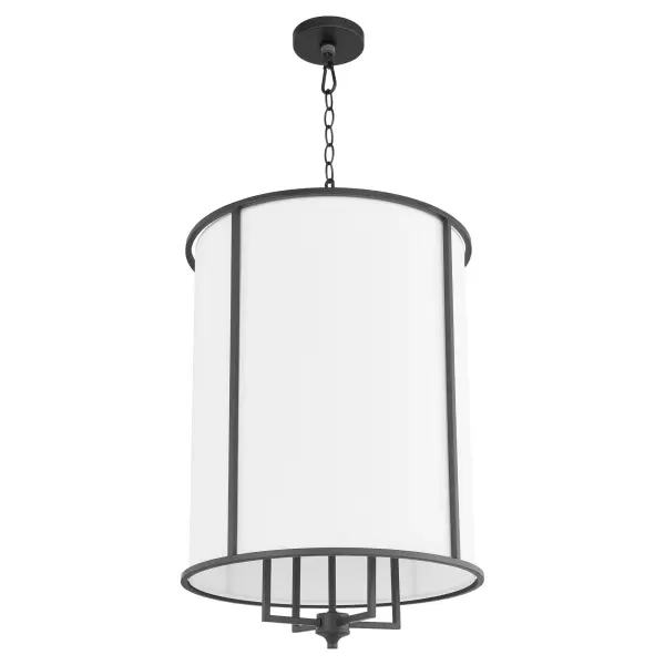 The Eldorado 18" Entry Light combines clean lines with classic bobeche details in a versatile matte black finish. Perfect for traditional and transitional homes seeking understated elegance in foyers and entryways.