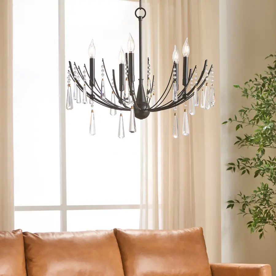 Bold Contemporary Elegance with Luxurious Crystal Details - Image 5