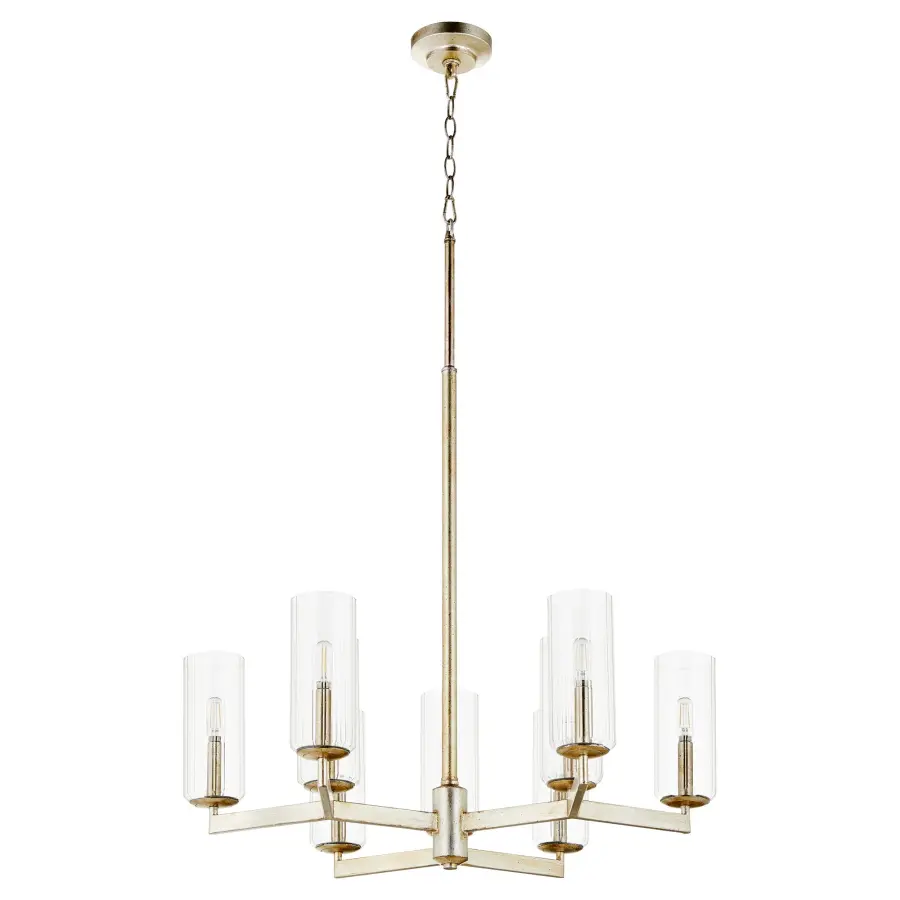 Elegant Linear Chandelier with Clean Transitional Design - Image 1