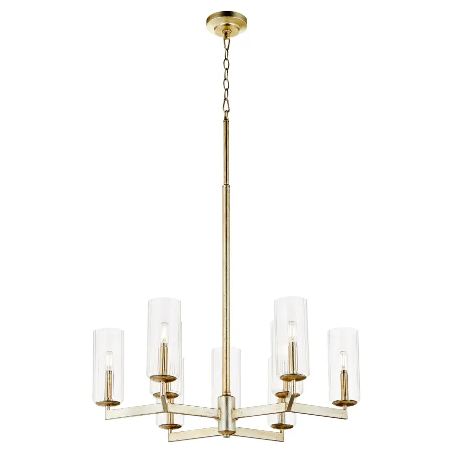 Elegant Linear Chandelier with Clean Transitional Design - Image 2