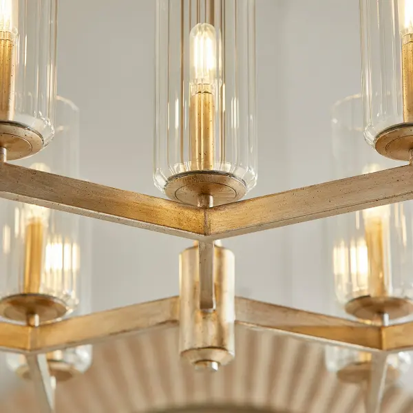Elegant Linear Chandelier with Clean Transitional Design - Image 6