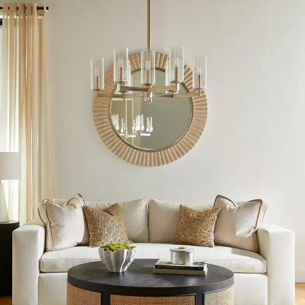Elegant Linear Chandelier with Clean Transitional Design - Image 8