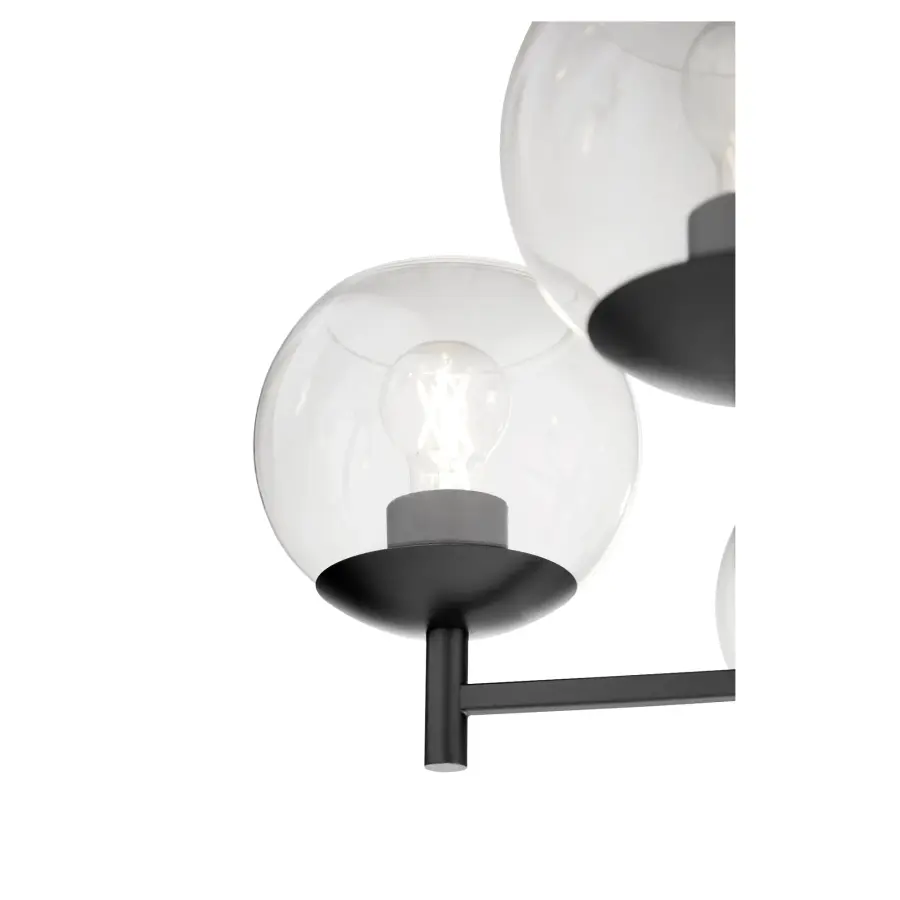 Lyon 5-Light Chandelier in Matte Black - Image 2