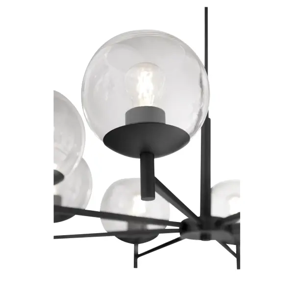 Lyon 8-Light Chandelier in Matte Black - Image 2