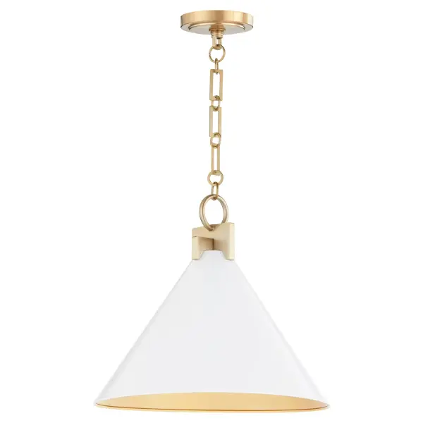 Classic Mid-Century Design with Brilliant Brass Interior Reflection - Image 1