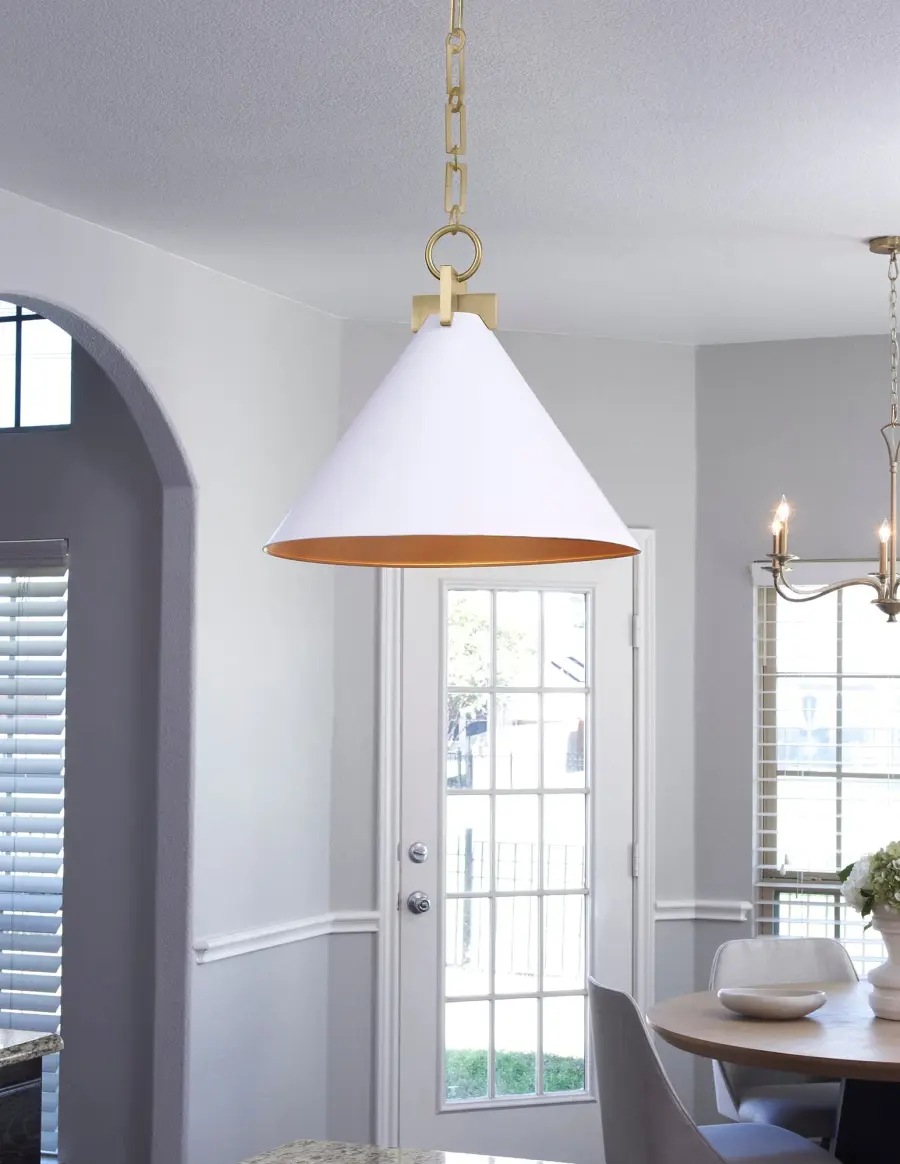 Classic Mid-Century Design with Brilliant Brass Interior Reflection - Image 6