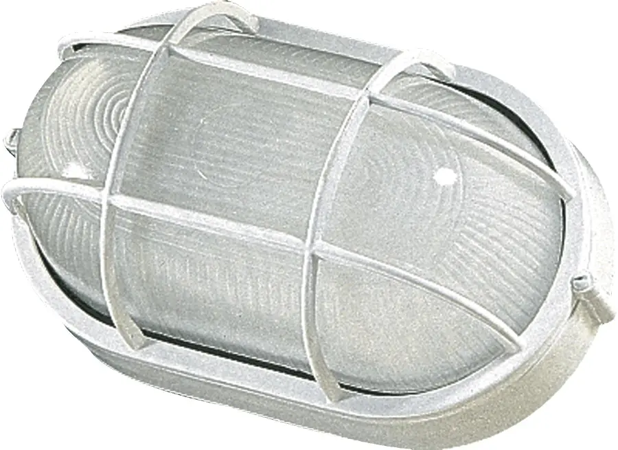 11" Ceiling Mount Bulkhead Light in White