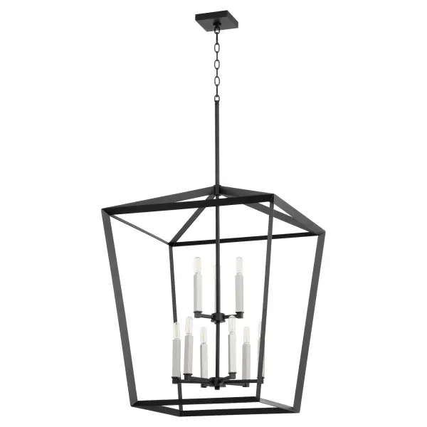 Manor 9-Light Black Pendant Chandelier - Image 3