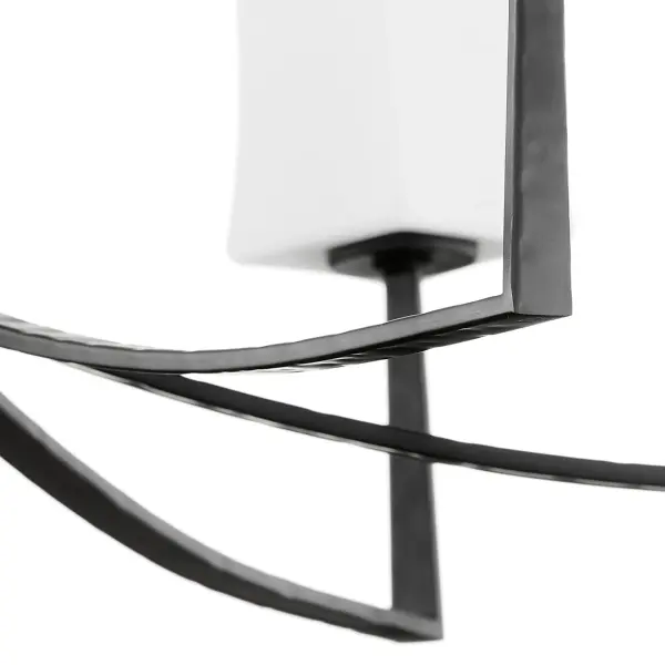 Ayala 6-Light Chandelier in Matte Black - Image 9