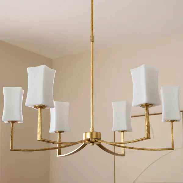 Elegant Contemporary Chandelier with Geometric Sophistication - Image 7