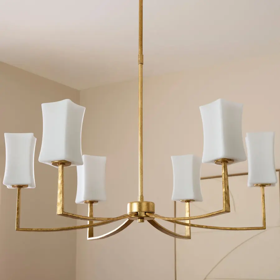 Elegant Contemporary Chandelier with Geometric Sophistication - Image 7
