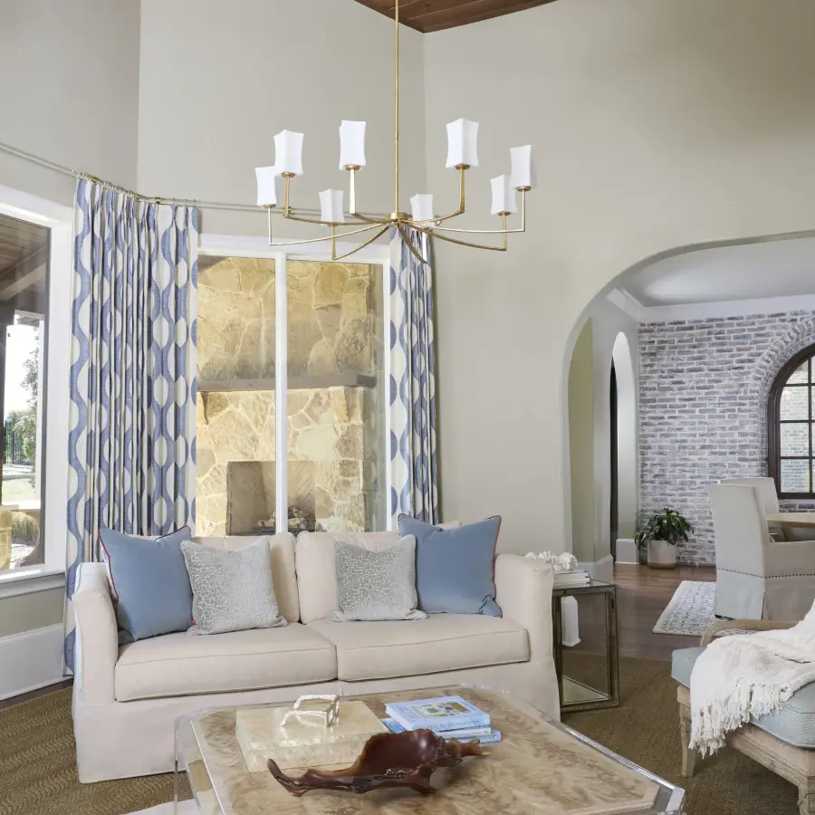 Sophisticated 8-Light Chandelier with Clean Contemporary Lines - Image 5