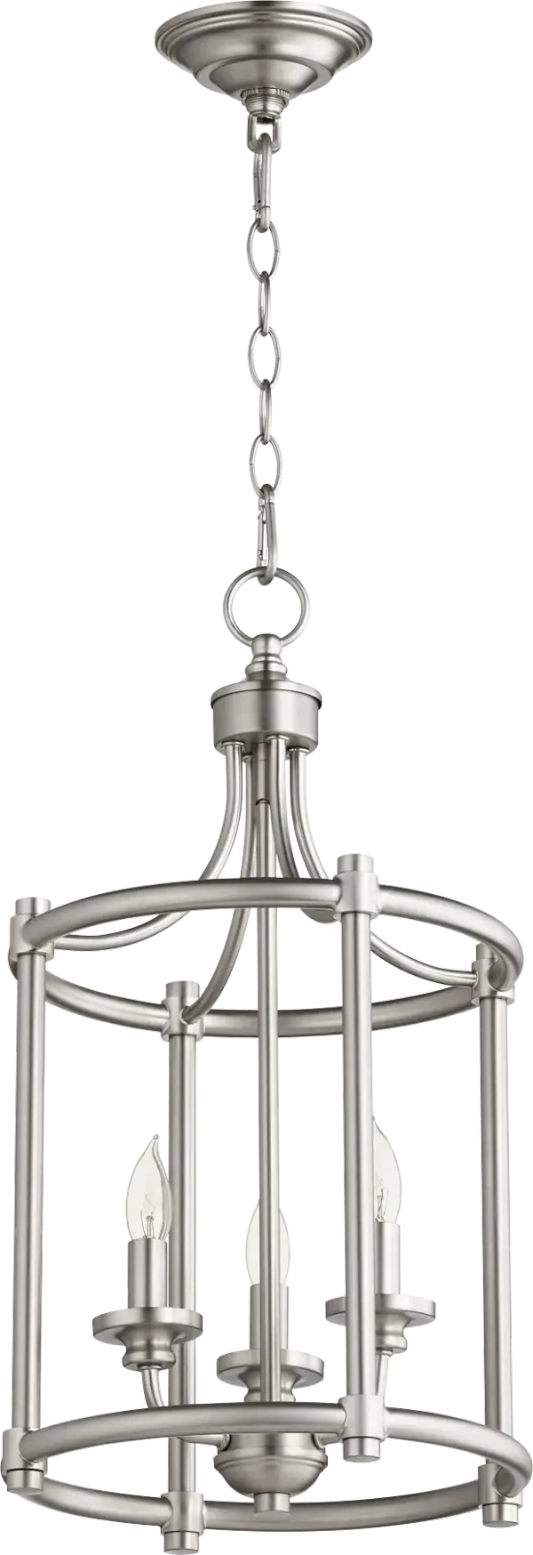 Rossington 3-Light Satin Nickel Pendant - Image 2