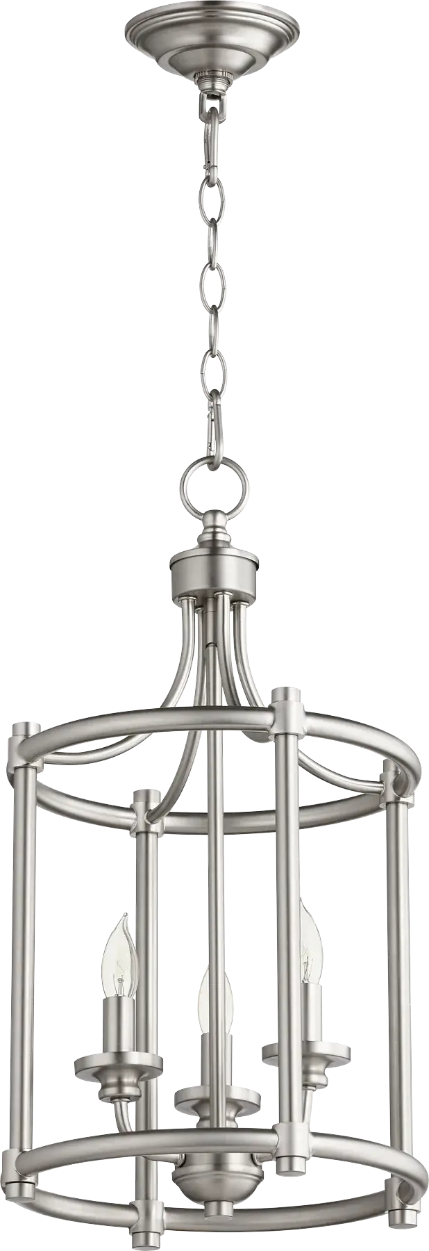 Rossington 3-Light Satin Nickel Pendant - Image 2