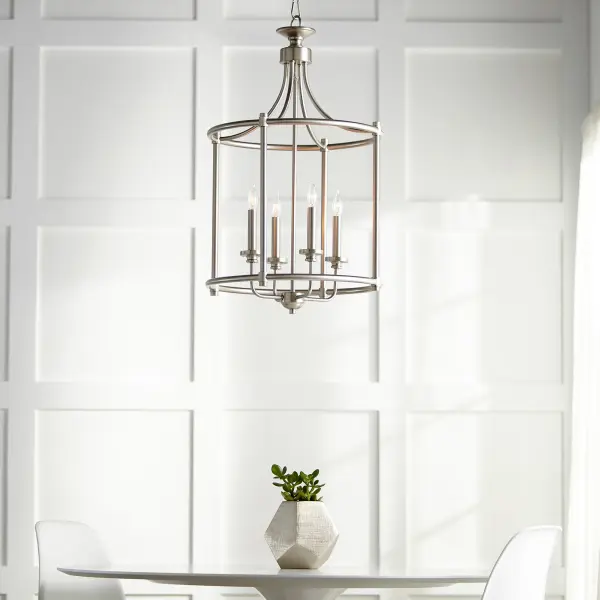 Rossington 4-Light Satin Nickel Pendant - Image 2