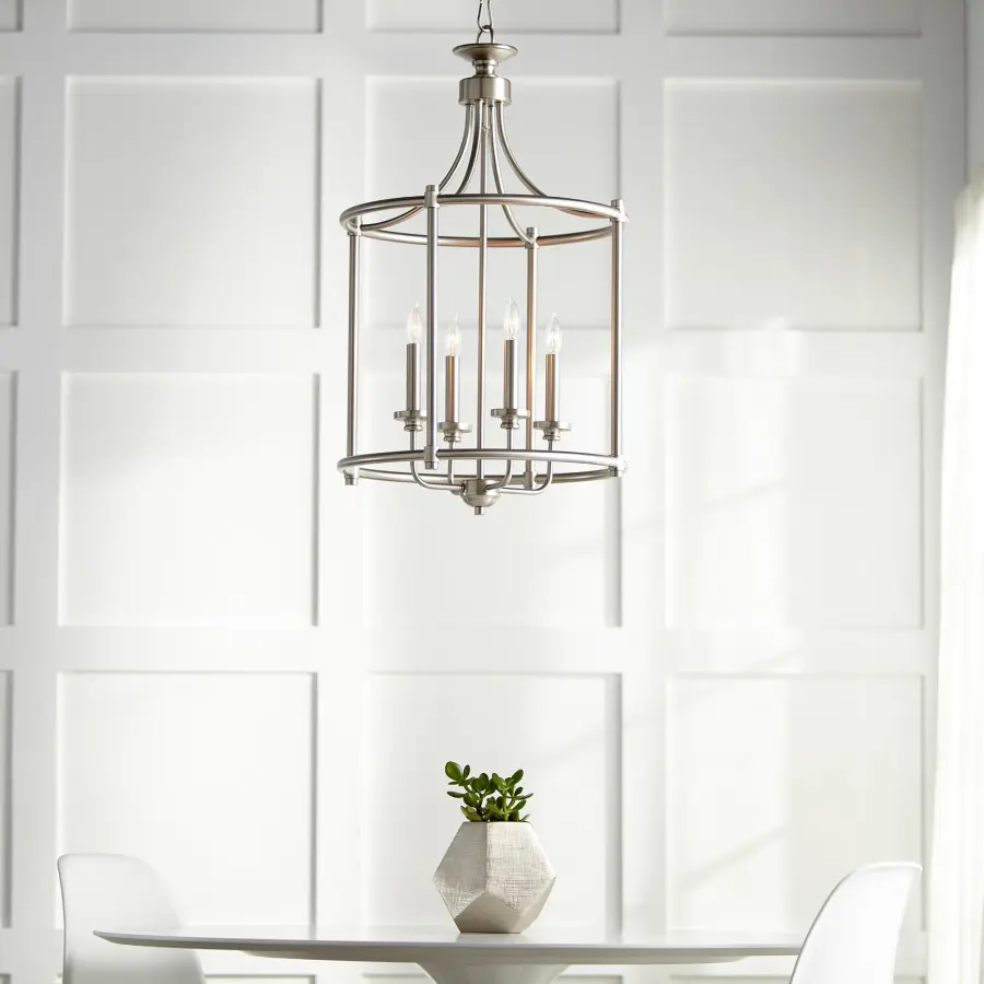 Rossington 4-Light Satin Nickel Pendant - Image 2