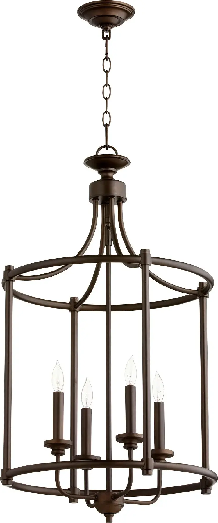 Rossington 4-Light Oiled Bronze Pendant