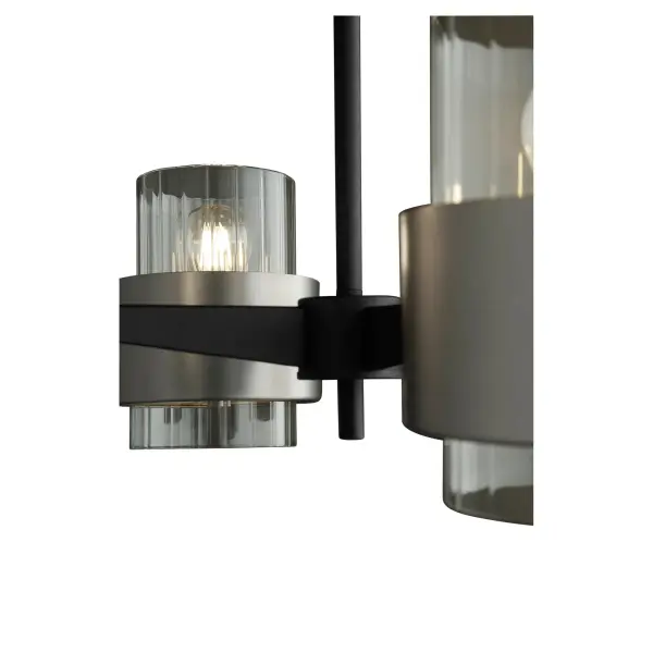 Modern Geometric Chandelier with Clean Lines and Dual-Tone Finish - Image 4