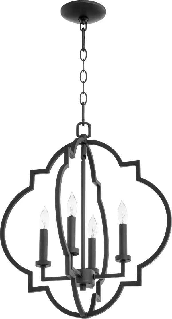 Dublin 4-Light Black Pendant