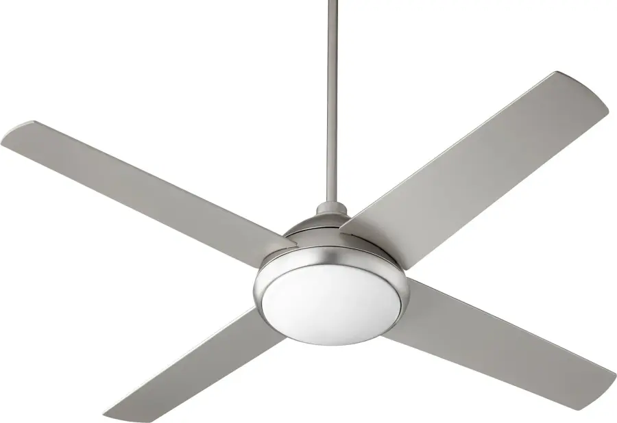 Quest 52-Inch 4-Blade Ceiling Fan with Light