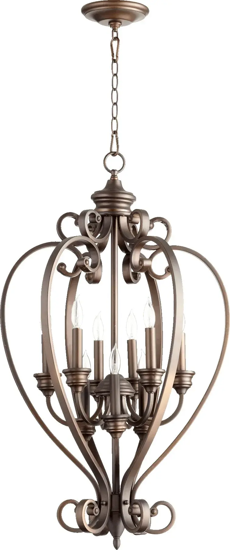 Bryant 9-Light Pendant in Oiled Bronze - Image 1