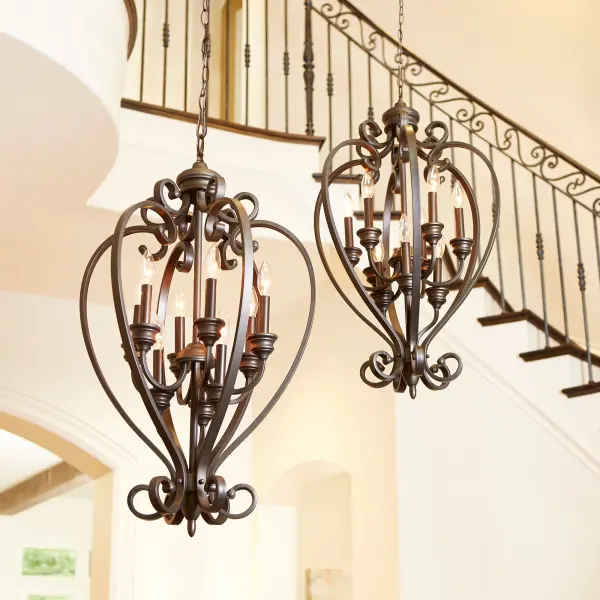 Bryant 9-Light Pendant in Oiled Bronze - Image 2