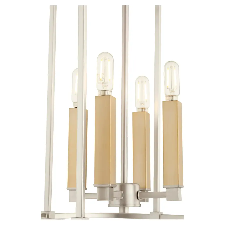 Olympus 4-Light Entry Pendant in Satin Nickel - Image 3