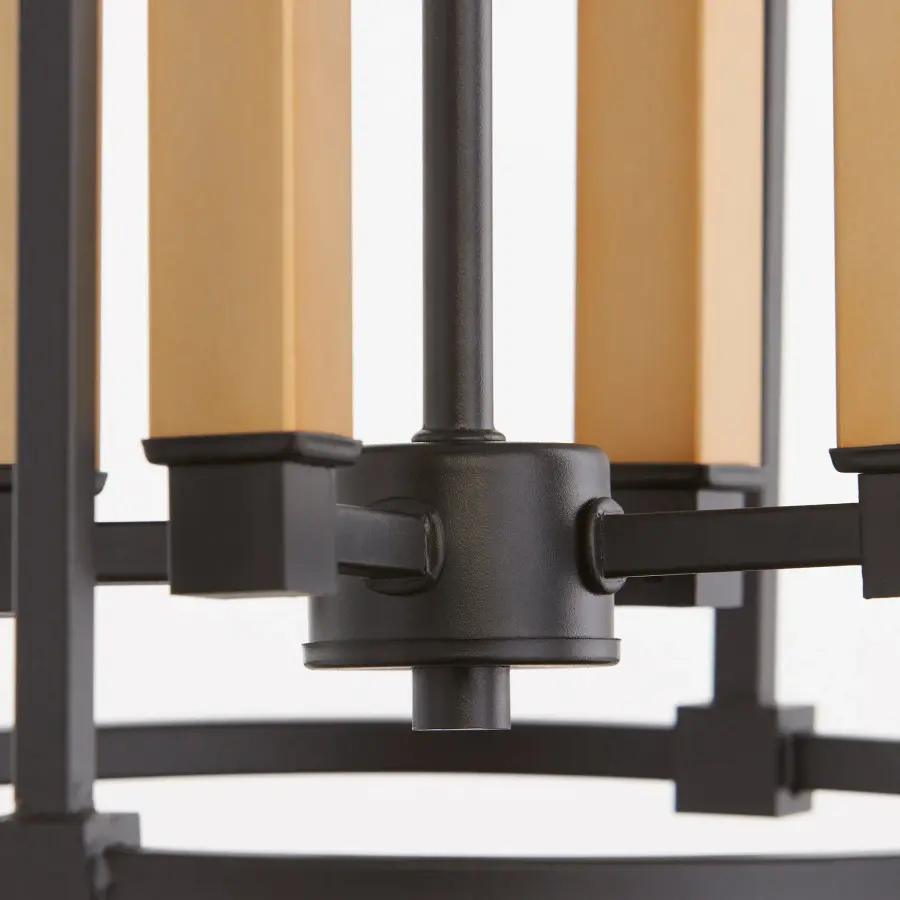 Olympus 4-Light Entry Chandelier in Noir - Image 2