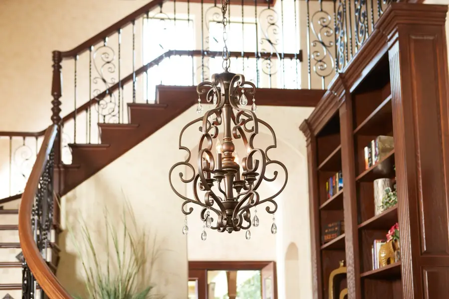 San Miguel 4-Light Vintage Copper Pendant - Image 2