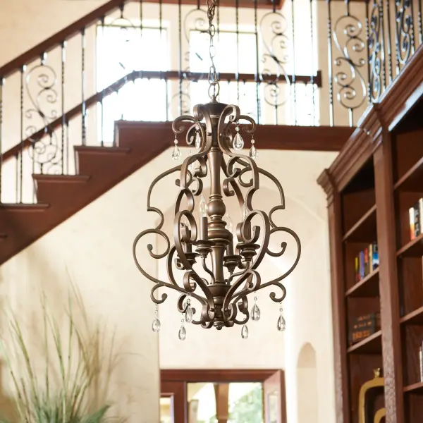 San Miguel 4-Light Vintage Copper Pendant - Image 3