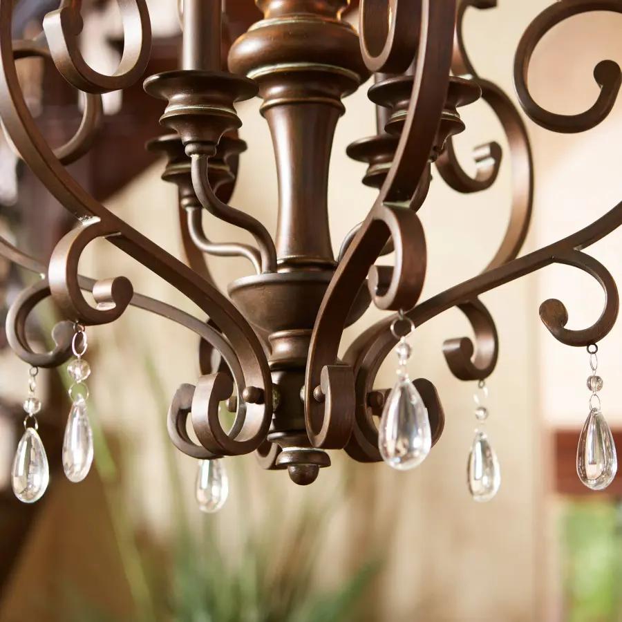 San Miguel 4-Light Vintage Copper Pendant - Image 4