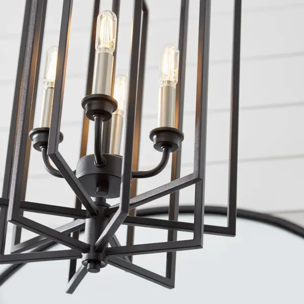 Hammond 4-Light Black Pendant - Image 3