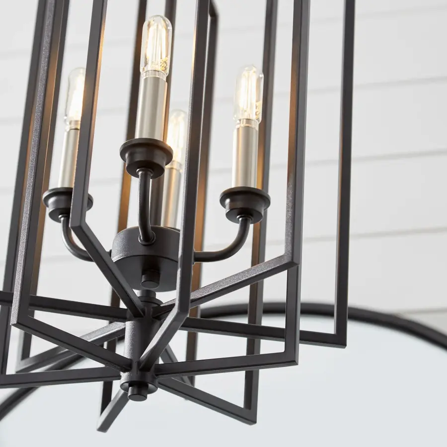 Hammond 4-Light Black Pendant - Image 3