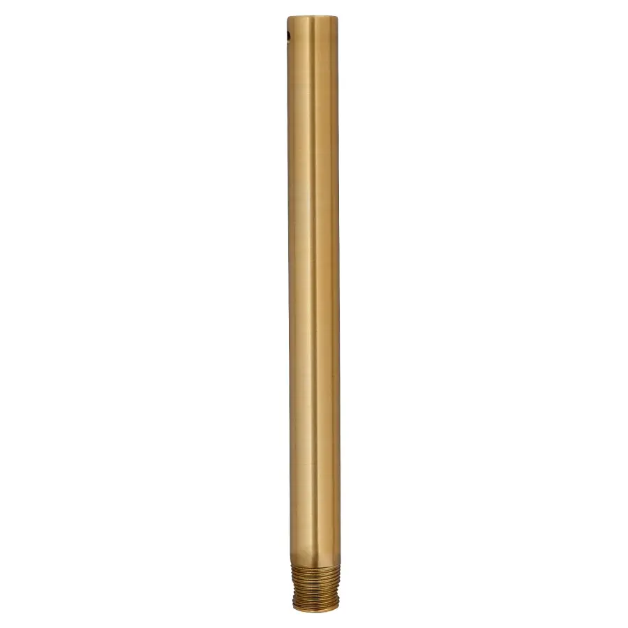 12" Ceiling Fan Downrod in Brushed Brass