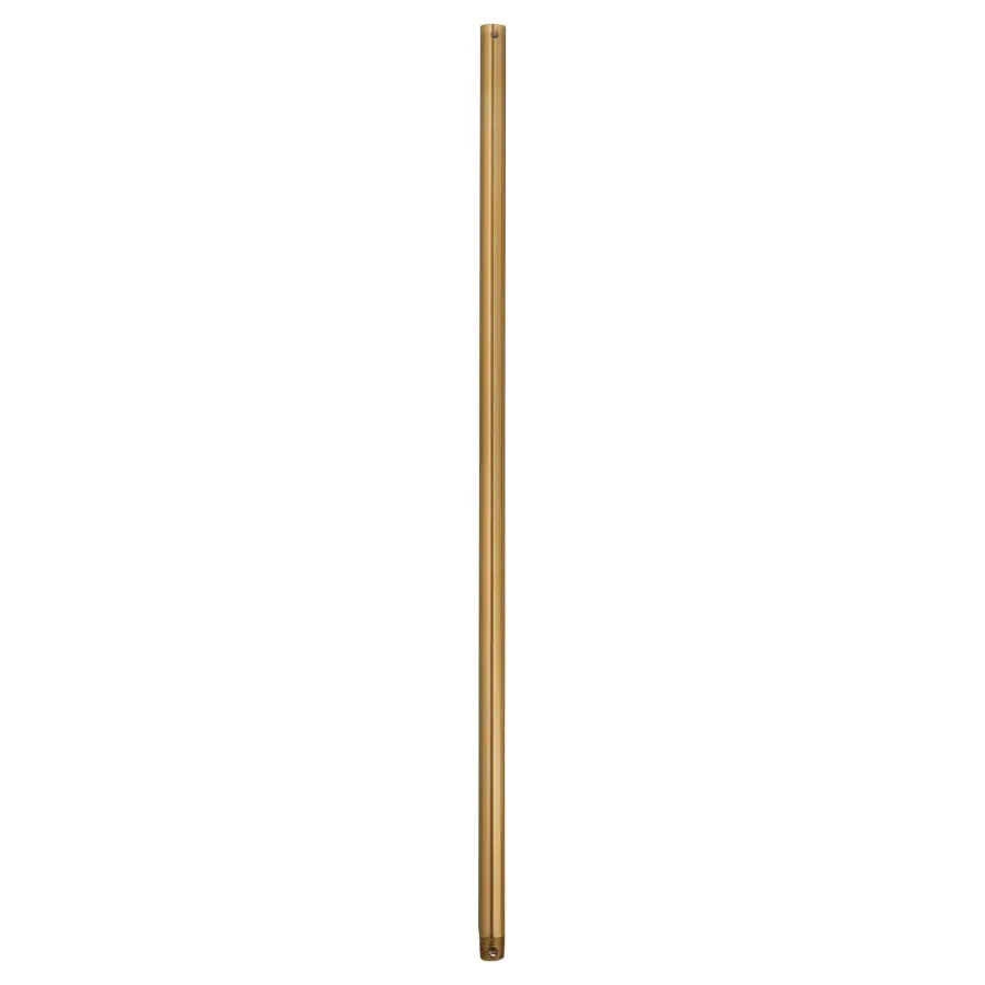 48" Ceiling Fan Downrod in Brushed Brass