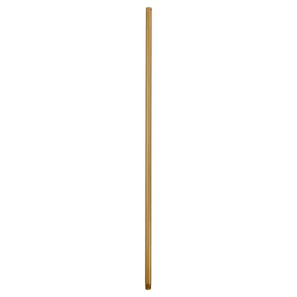 This 60-inch downrod in brushed brass finish provides the perfect solution for rooms with exceptionally high ceilings, ensuring optimal air circulation and visual balance in grand spaces.